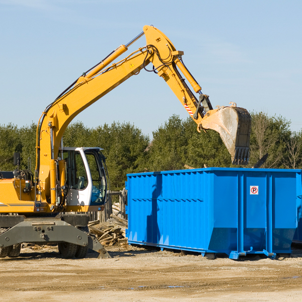 what size residential dumpster rentals are available in New Park PA